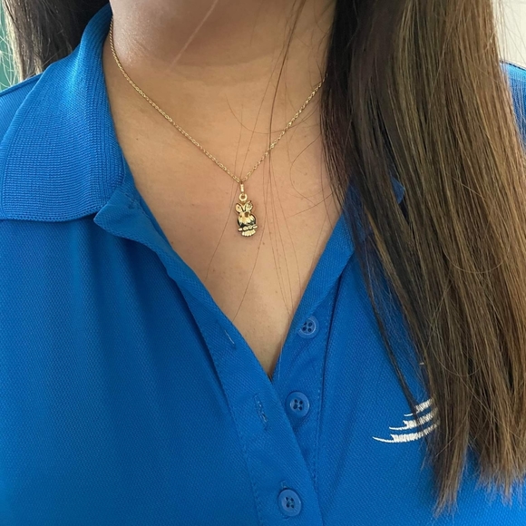 18K SAUDI GOLD NECKLACE - Picture 3 of 3